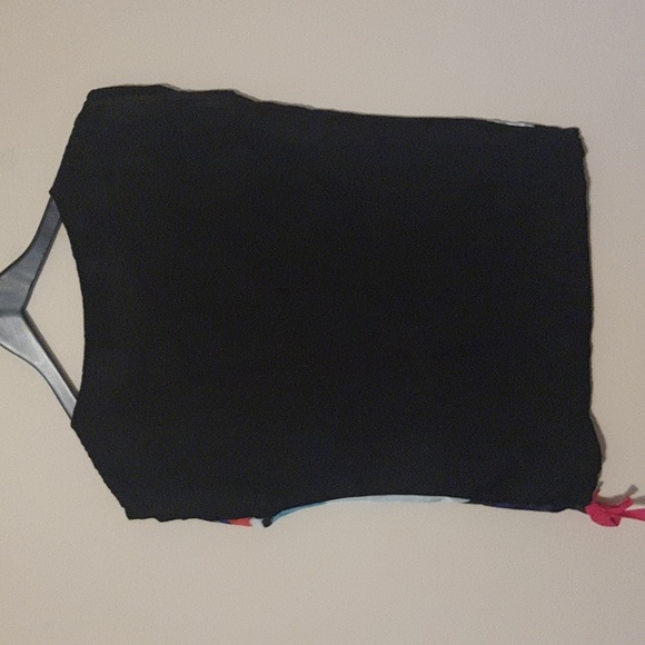 Desigual satin mixed collage print fashion face boxy blouse - Picture 7 of 8